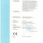 Сертификат СЕ на сепараторы ИСМ